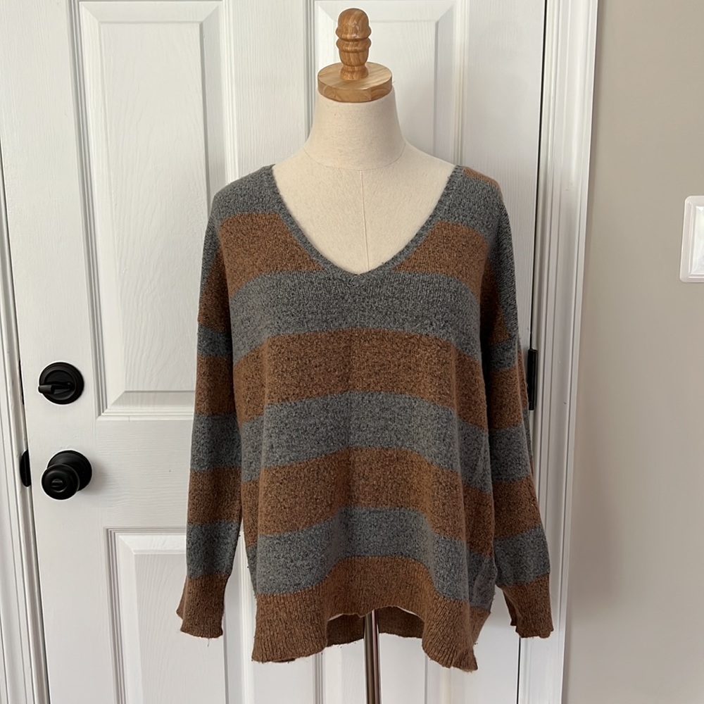 BDG oversized striped pullover sweater